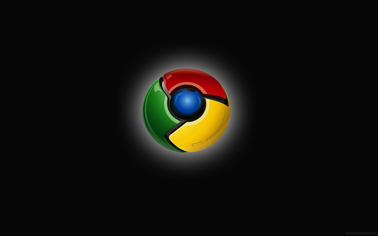 Wallpapers Logo Wallpapers black Google Chrome logo