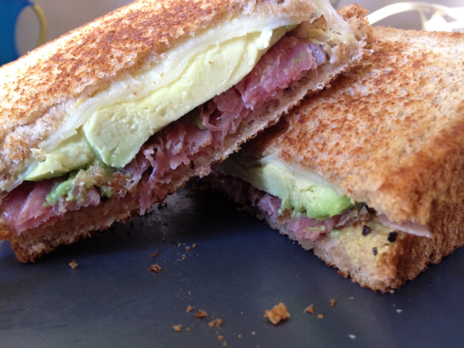 Thrifty Living Salami and Avocado Melt