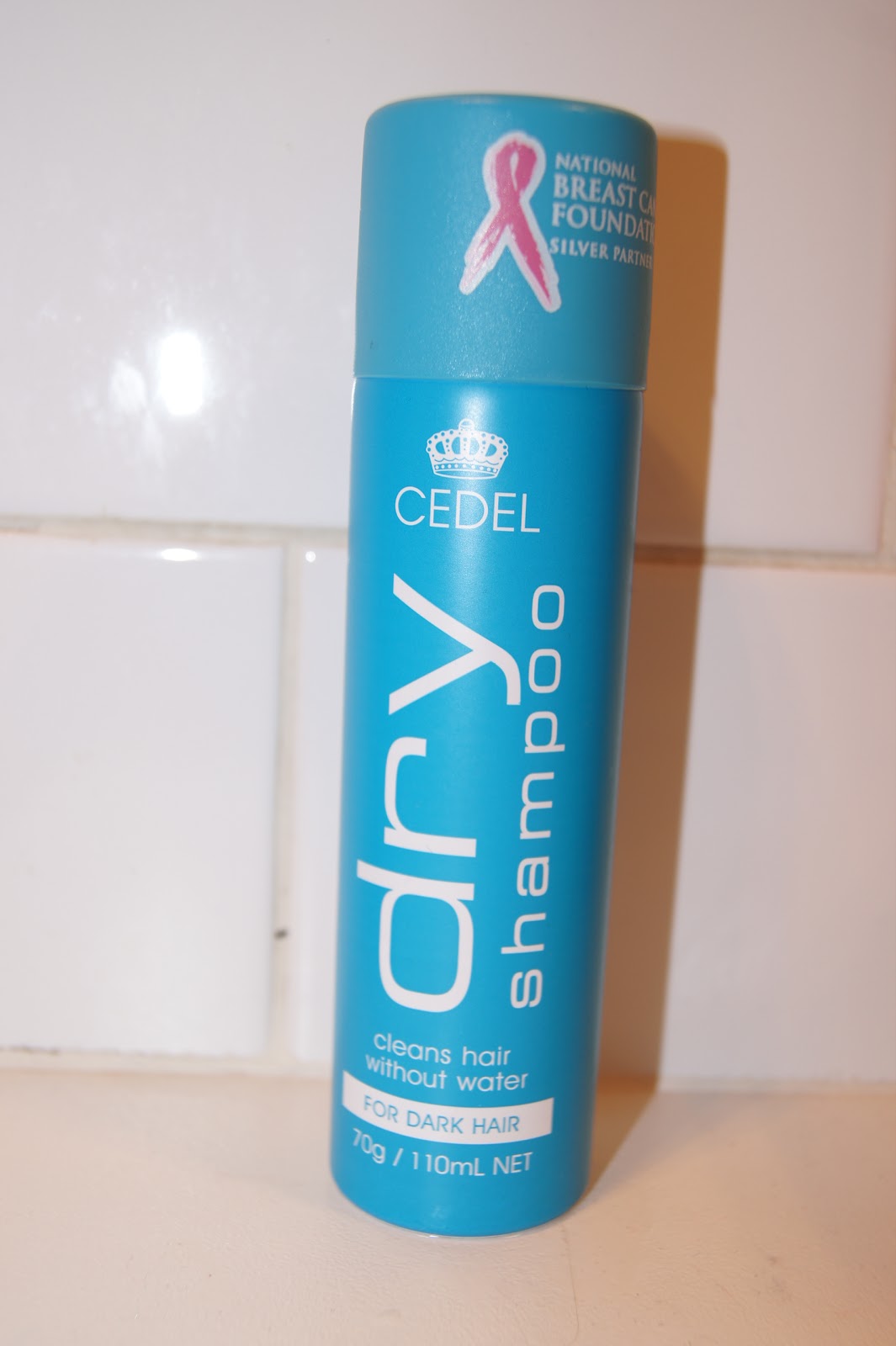Cedel Dry Shampoo Dark Hair Three B's Blog