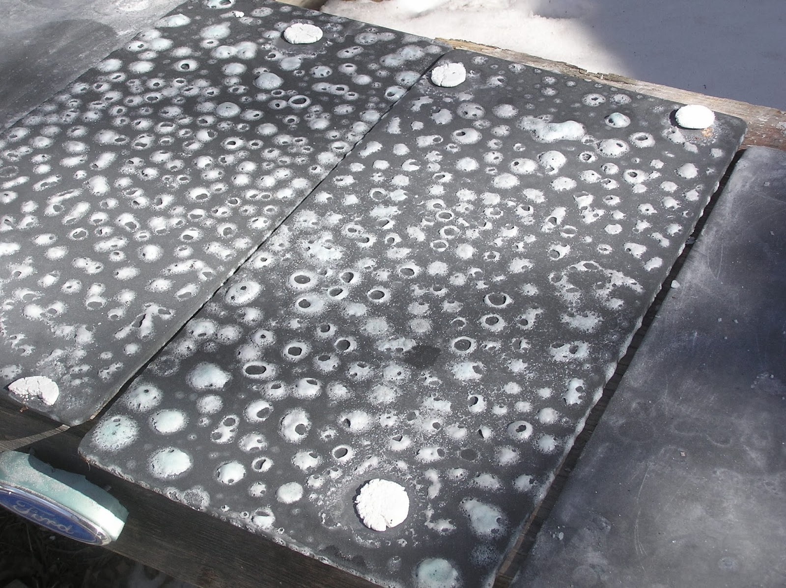 Fine Mess Pottery Kiln Shelves on the Edge of Forever