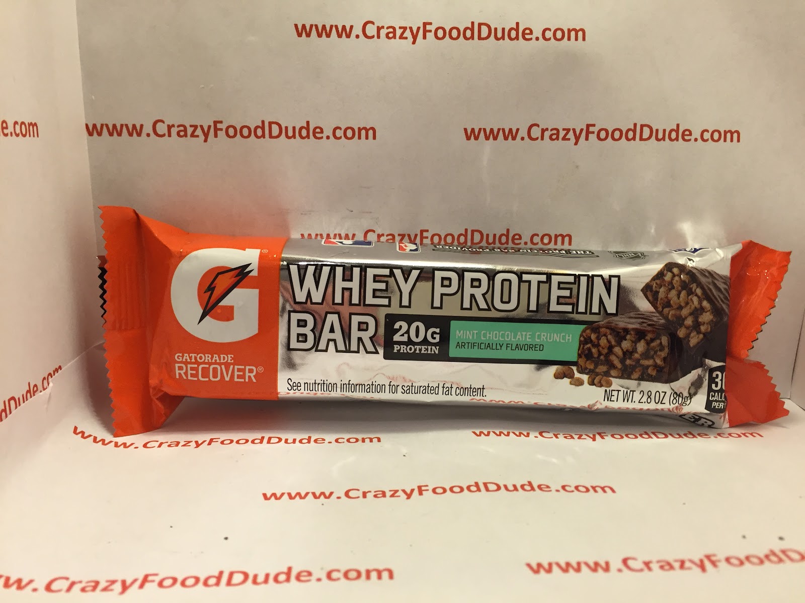 Crazy Food Dude Review Gatorade GSeries Recover Mint Chocolate
