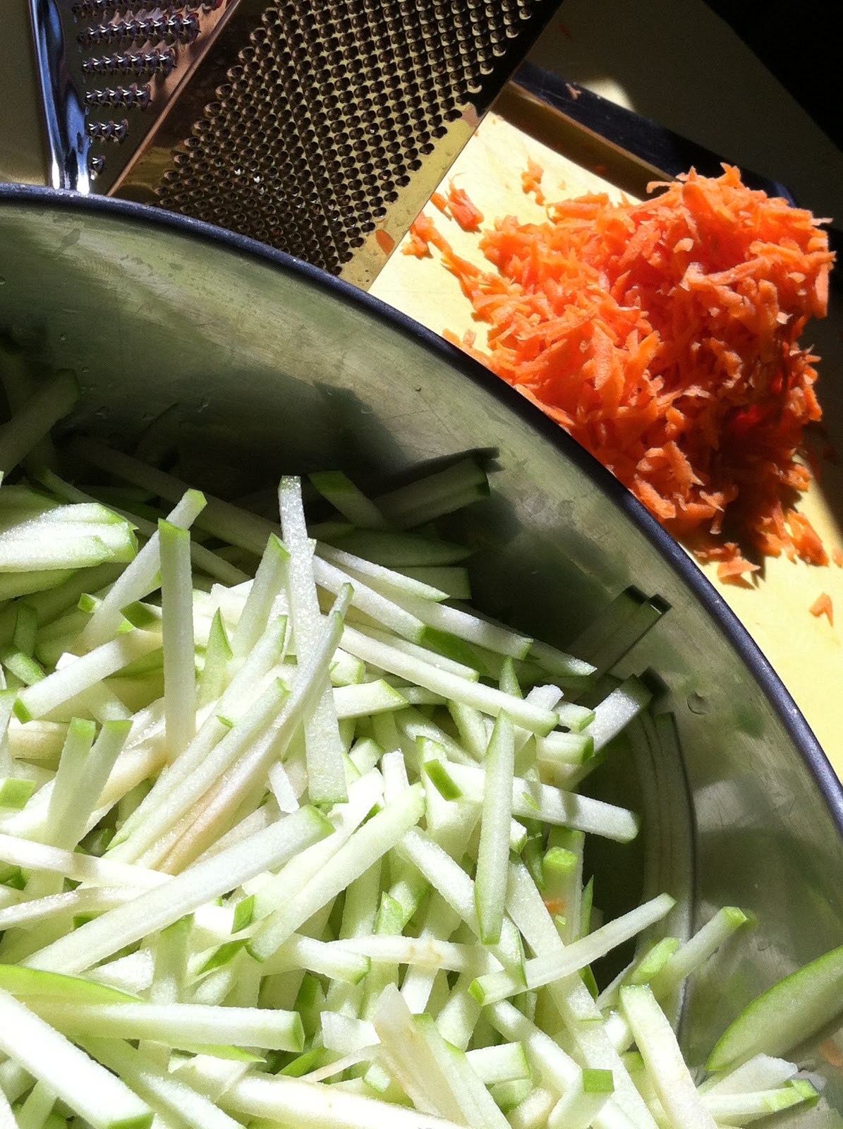 A Couple in the Kitchen Apple, Raisin and Celery Seed Slaw (Secret