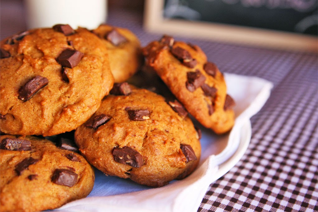 Orange Agave Chocolate Chip Cookies