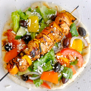Chicken Souvlaki with Lemon Mint Tzatziki Chicken Souvlaki with Lemon Mint Tzatziki