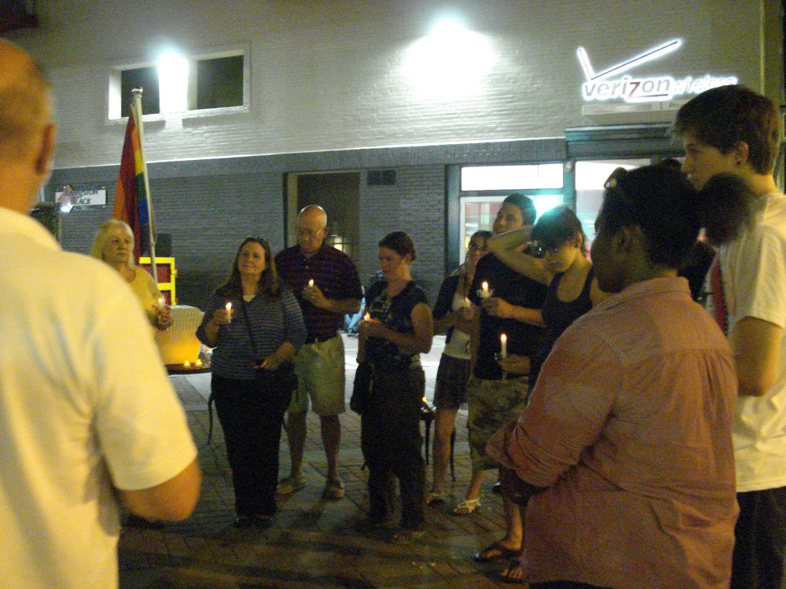 Daisy's Dead Air Occupy Human Rights candlelight vigil