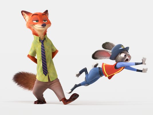 Zootopia Disney Personagens Mchorn & Esquilo Segurança