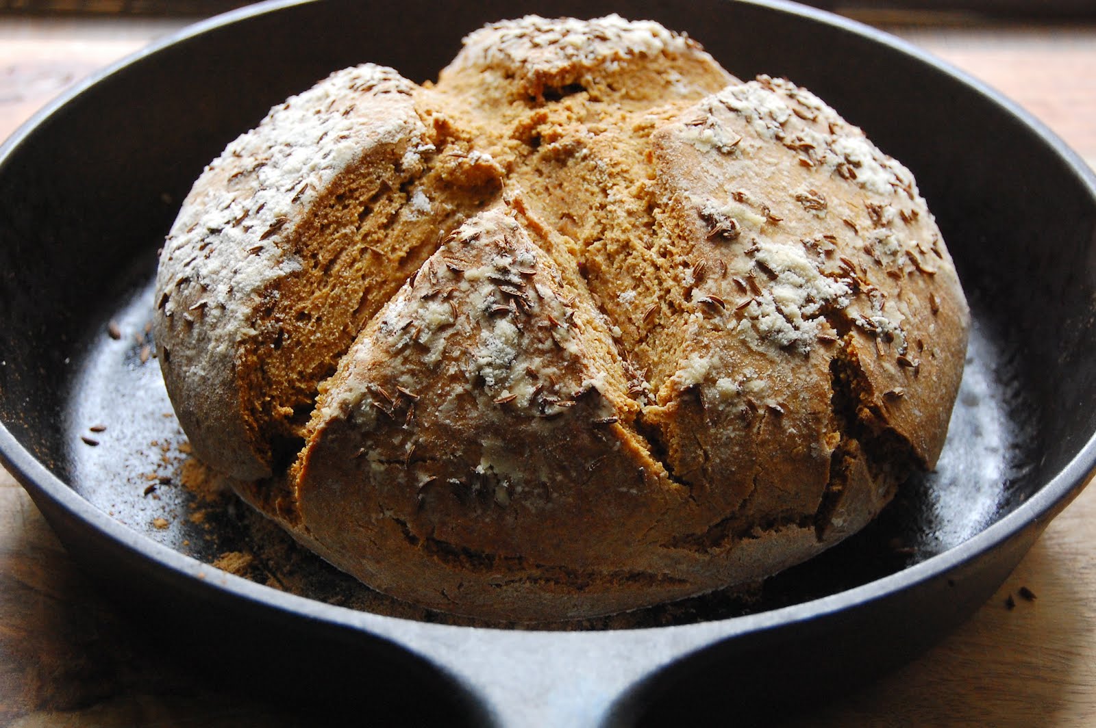 palate/palette/plate RyeCornmeal Soda Bread