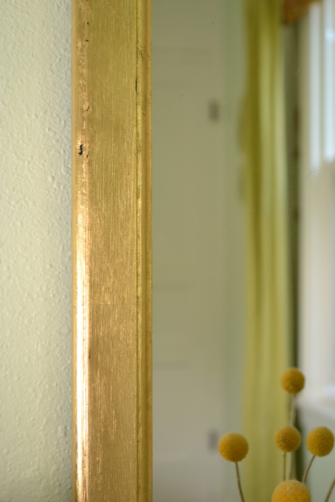 nicolebvintage Gold Leaf Mirror