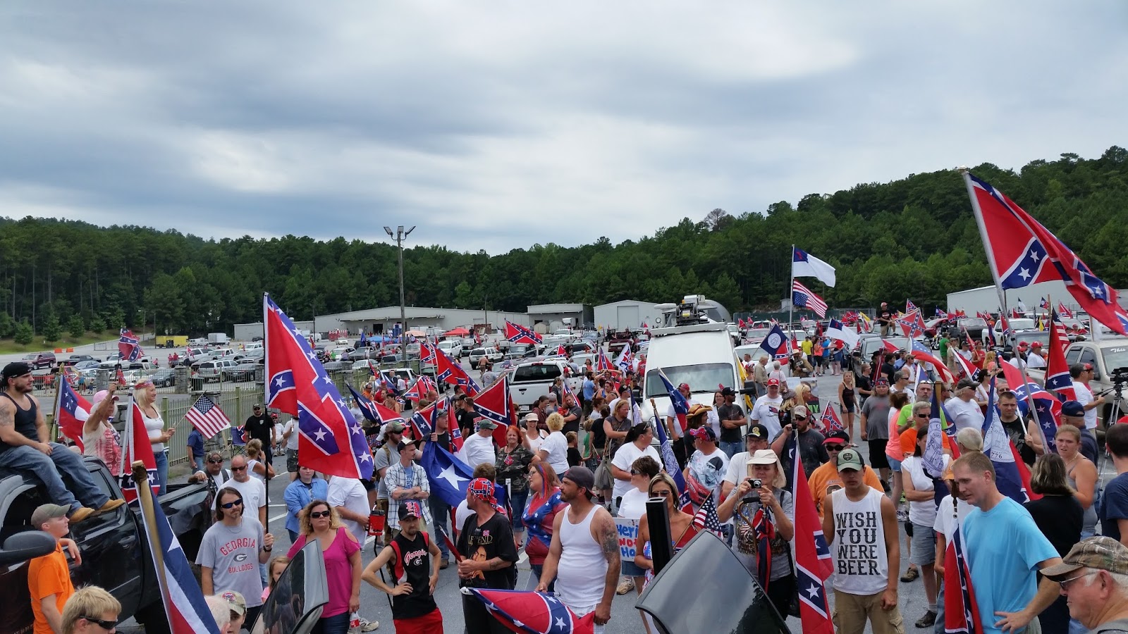 Atlanta Gone with the Wind Stone Mountain Rally For the South August