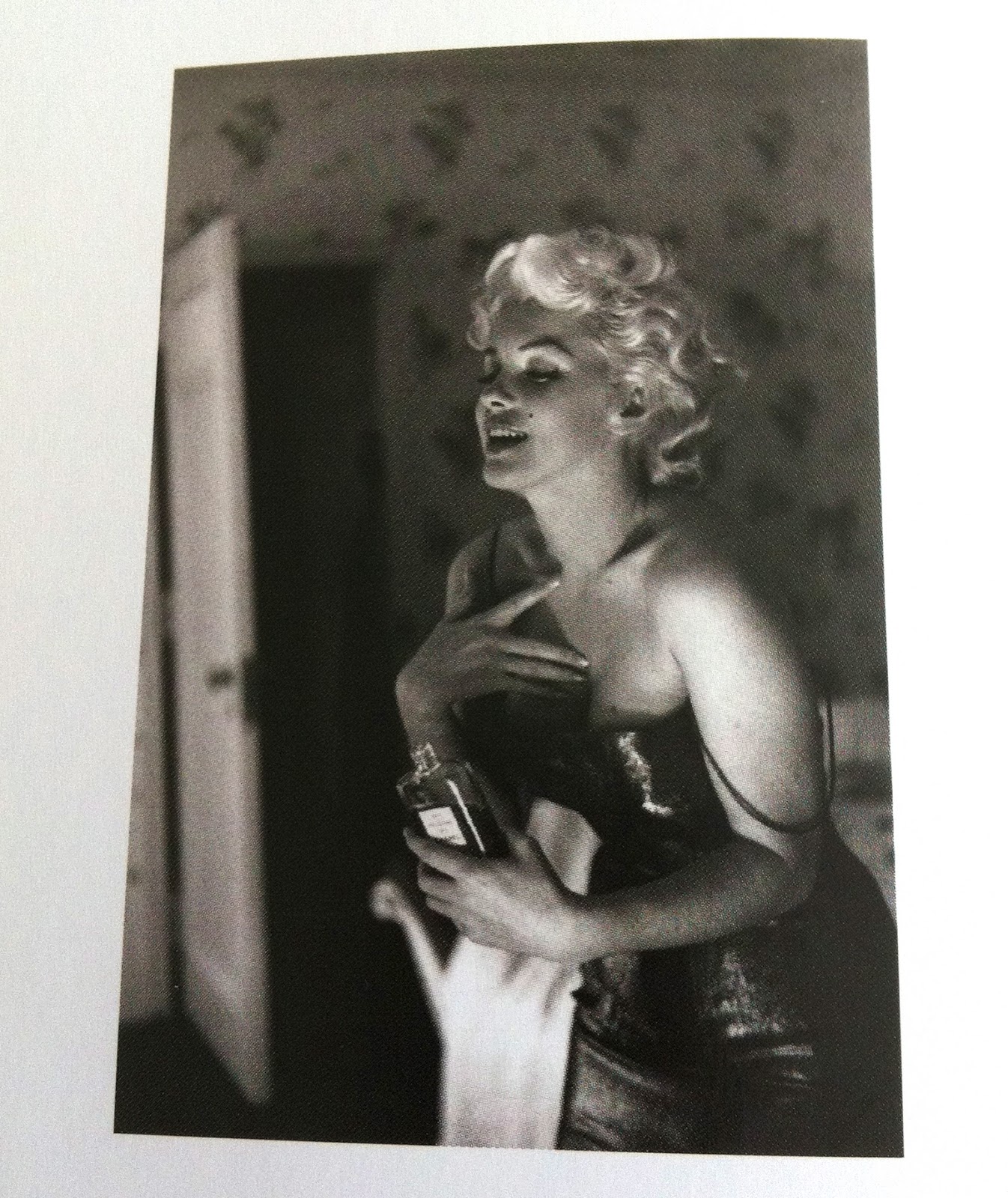 Marilyn Monroe in 1950s with Chanel No. 5 Perfume Modern Postcard