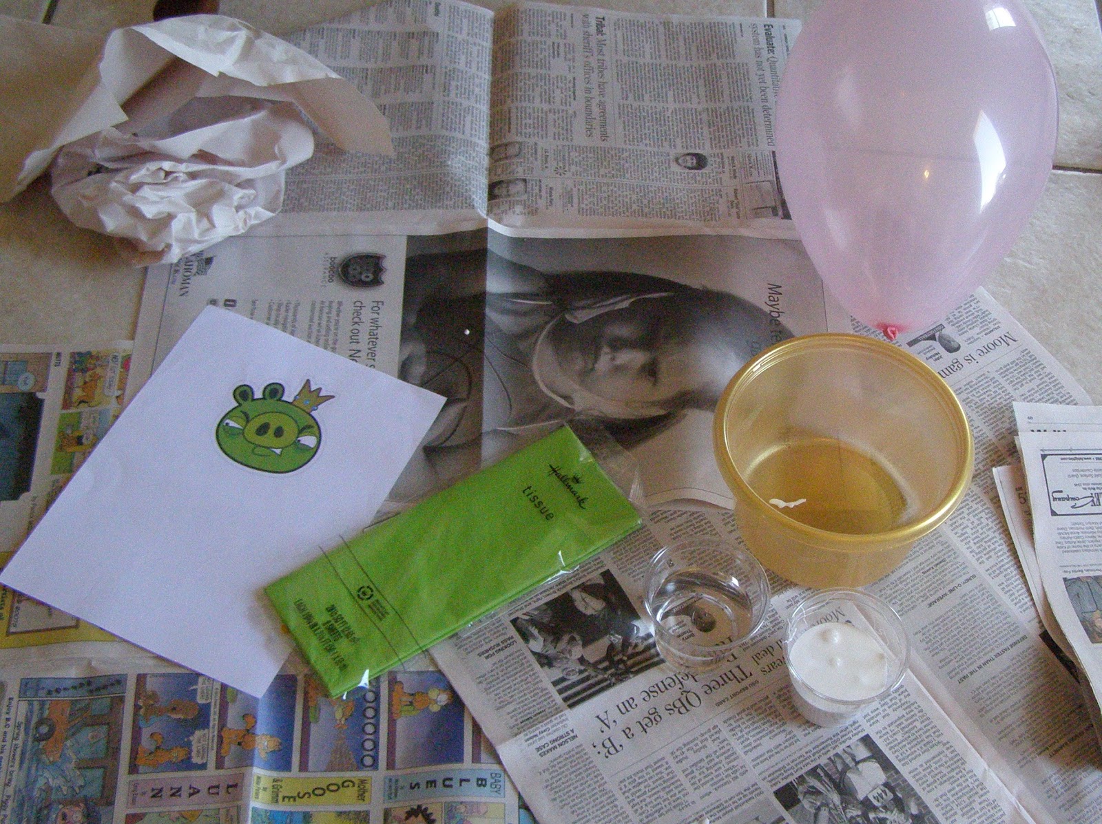 Just Folk Art Angry Birds King Pig Pinata