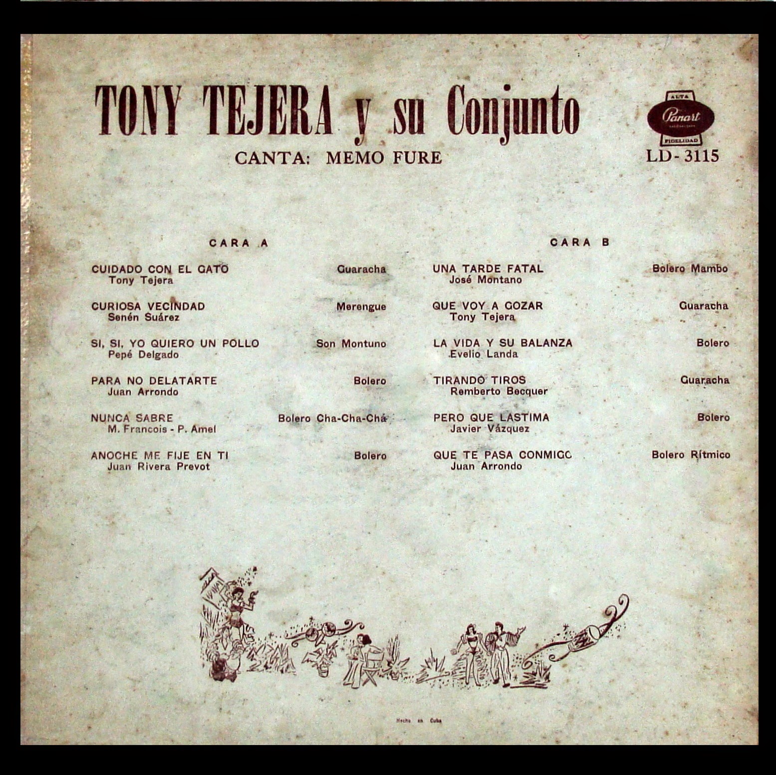 TONY TEJERA Y SU CONJUNTO - Canta Memo Fure  Tony%2Btejera2