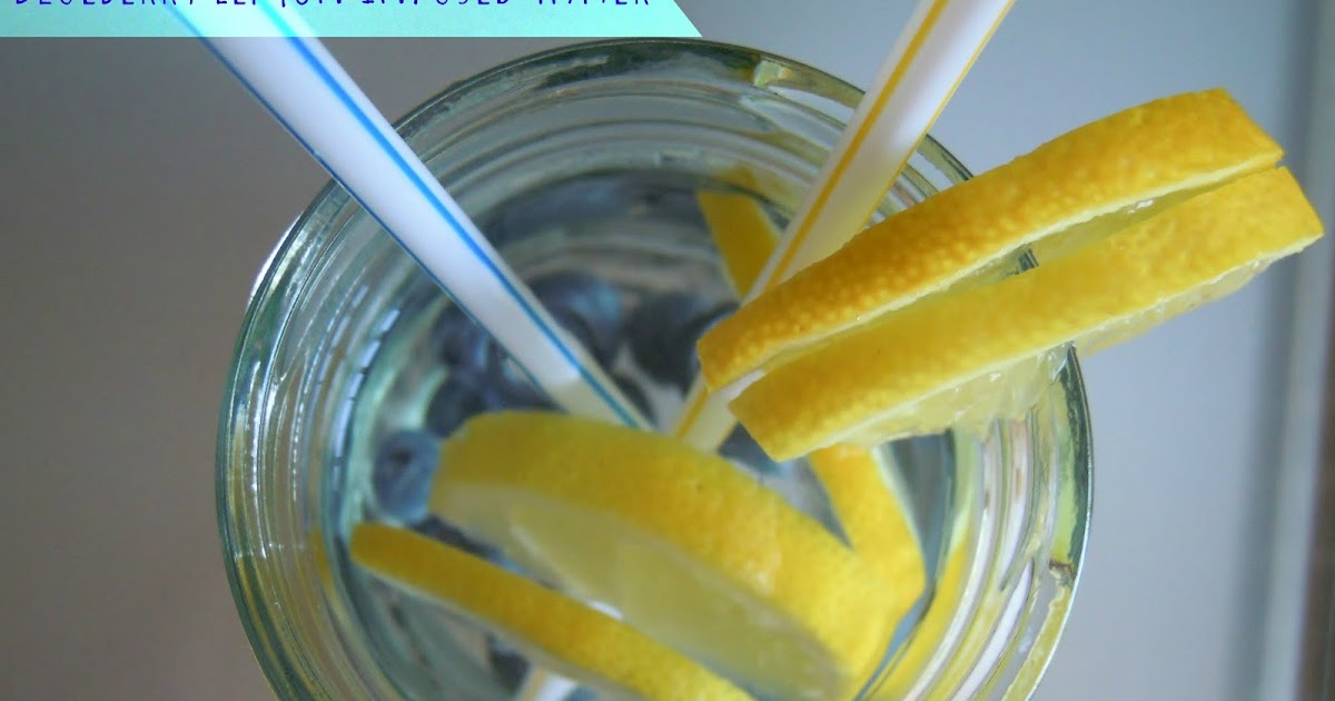 Jayne Becca Hydrate // Blueberry & Lemon Infused Water