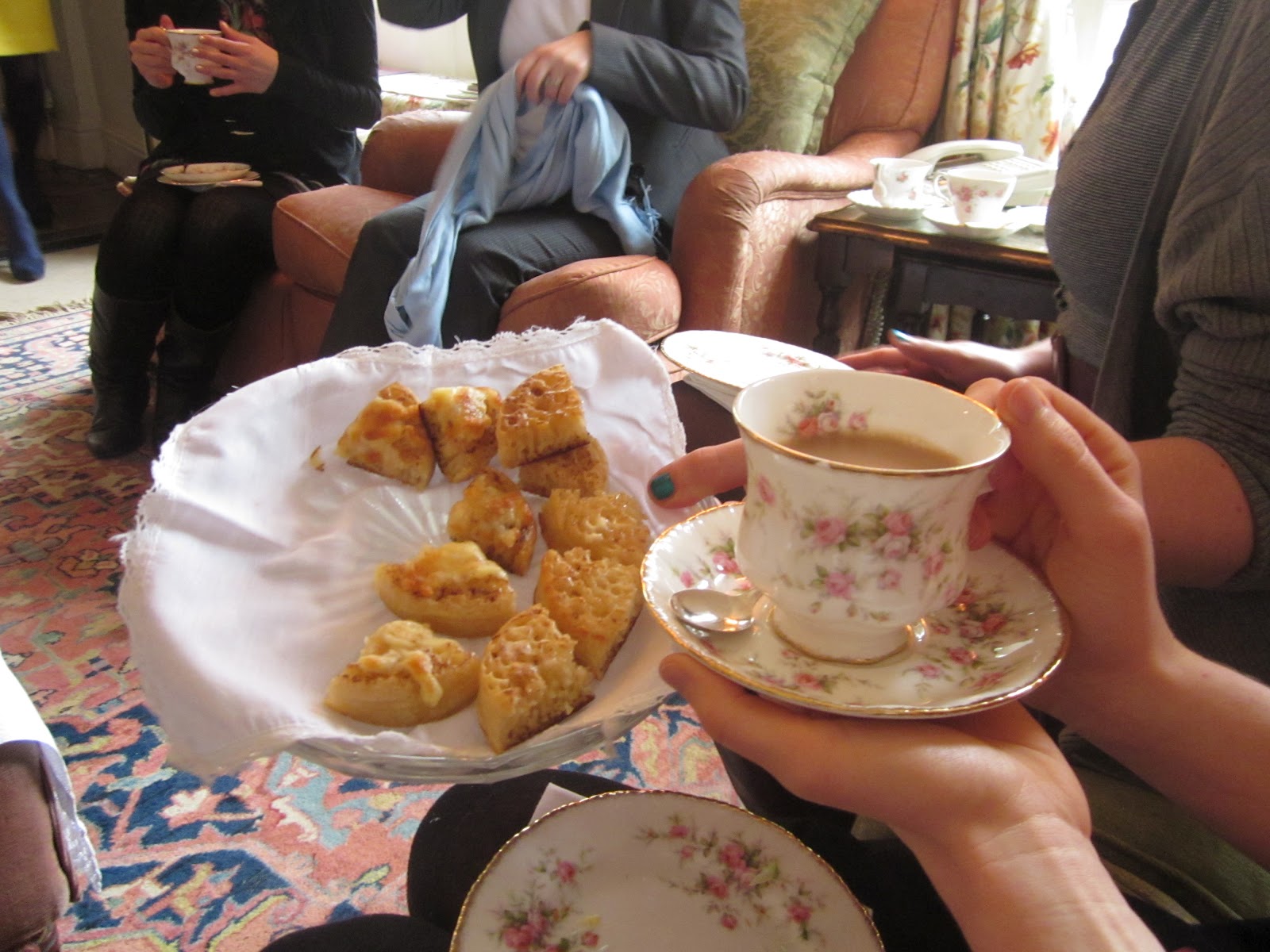 Journey to the UK Day 117, 3 May Tea and Crumpets at Booton Hall