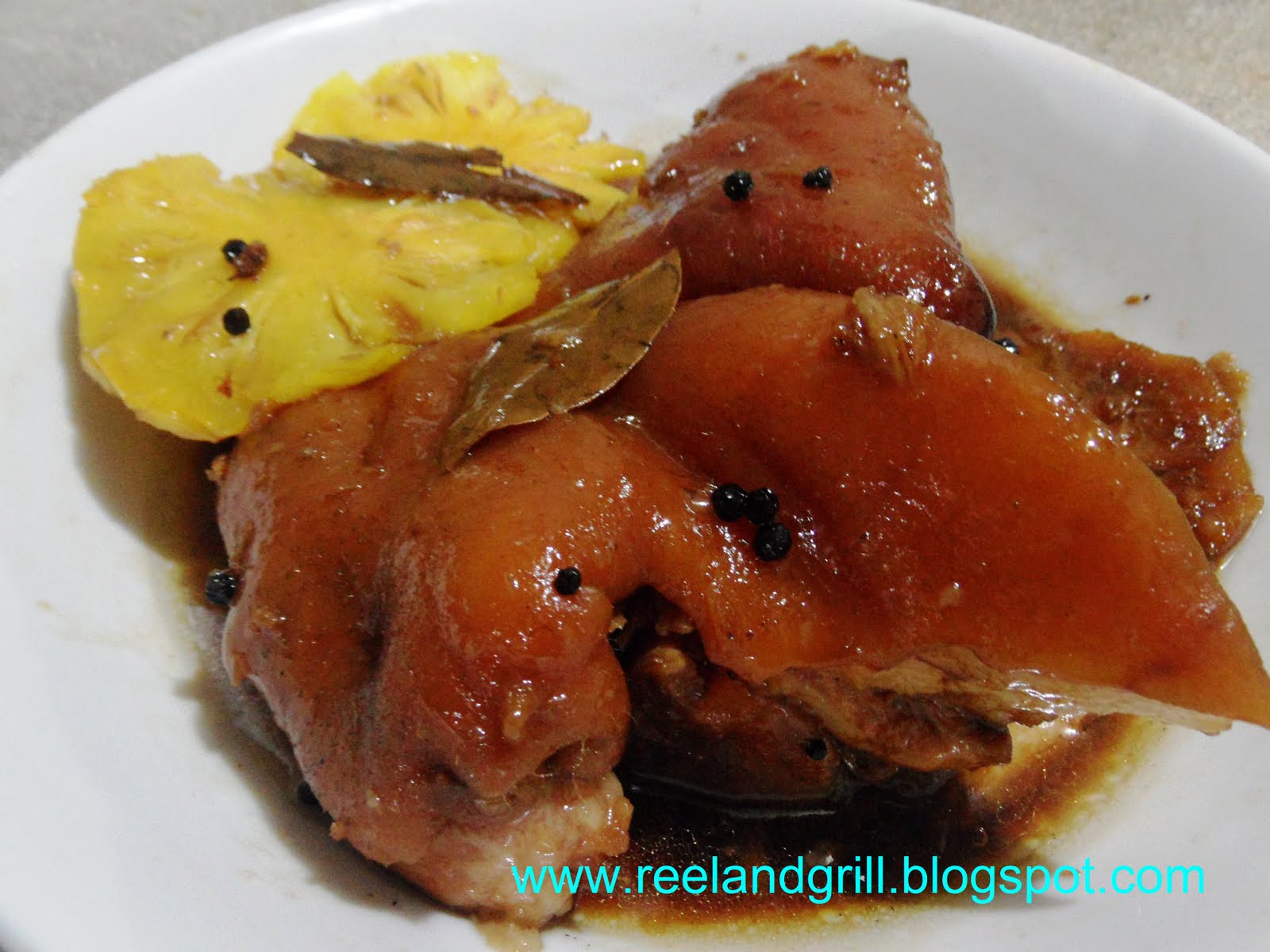 Reel and Grill Pata Hamonado (Pork Knuckle Cooked in Pineapple Juice