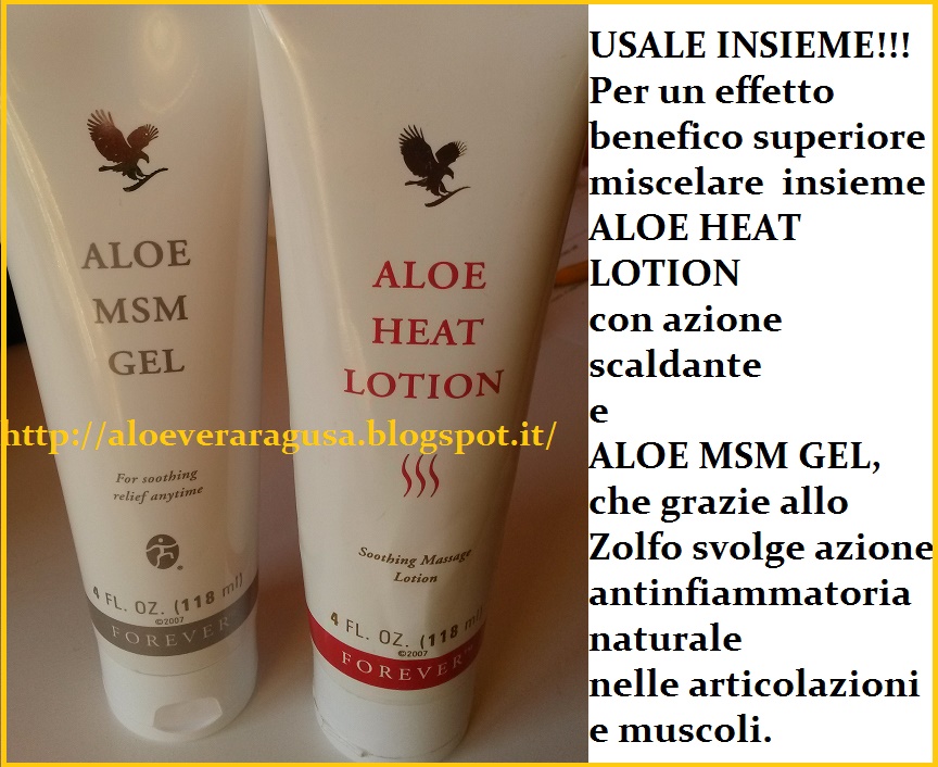 ALOE VERA FOREVER: ALOE HEAT LOTION CREMA RISCALDANTE PER LO SPORT