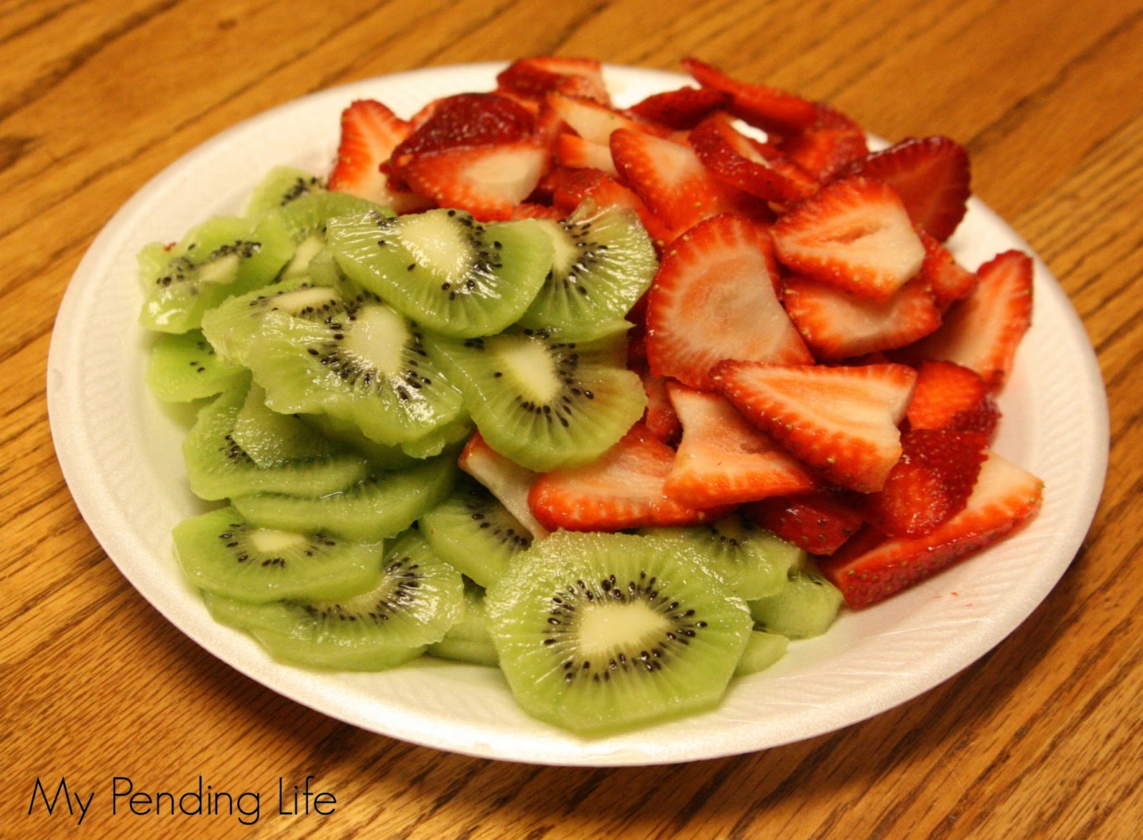 My Pending Life Strawberry Kiwi Fruit Pizza