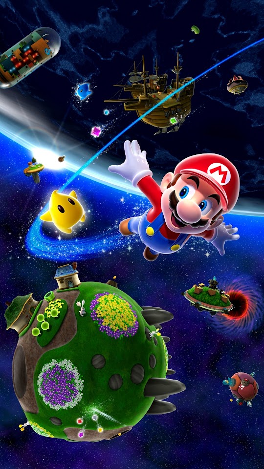 Super Mario Galaxy Android Wallpaper