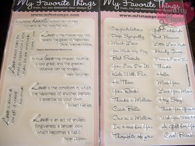 MFT clear stamp sets MFT clear stamp sets