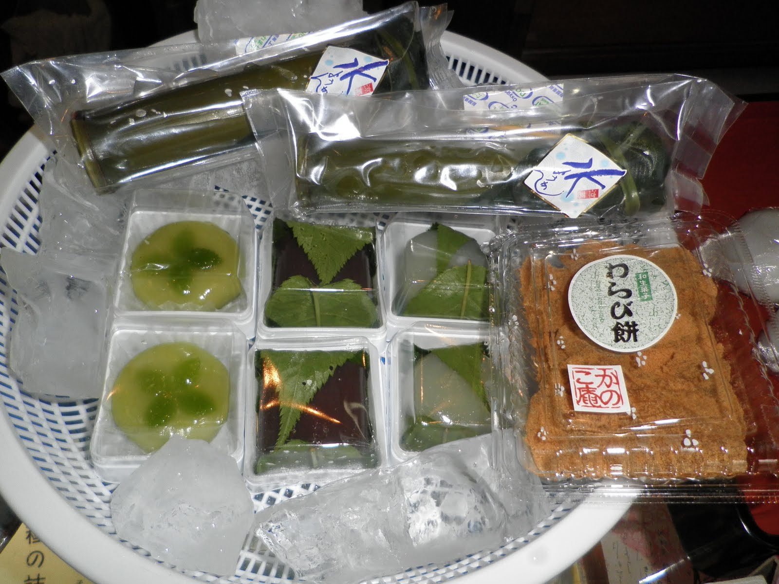 冷たい和菓子へのご案内