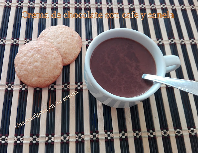 Crema De Chocolate Con Cafe Y Canela
