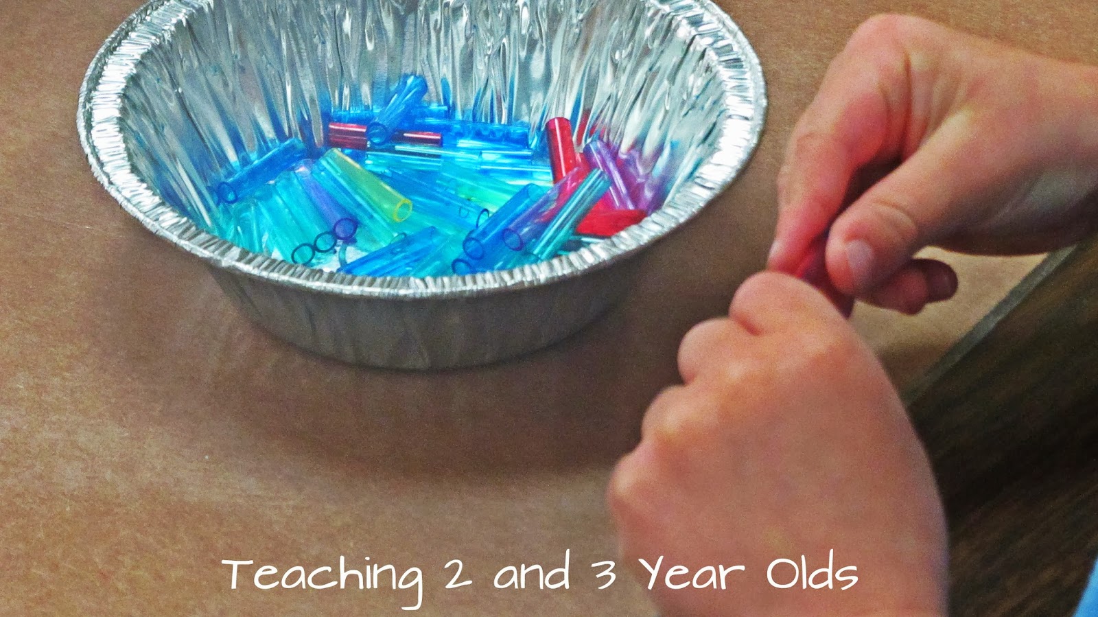 Teaching 2 and 3 Year Olds Threading Activities for Preschoolers