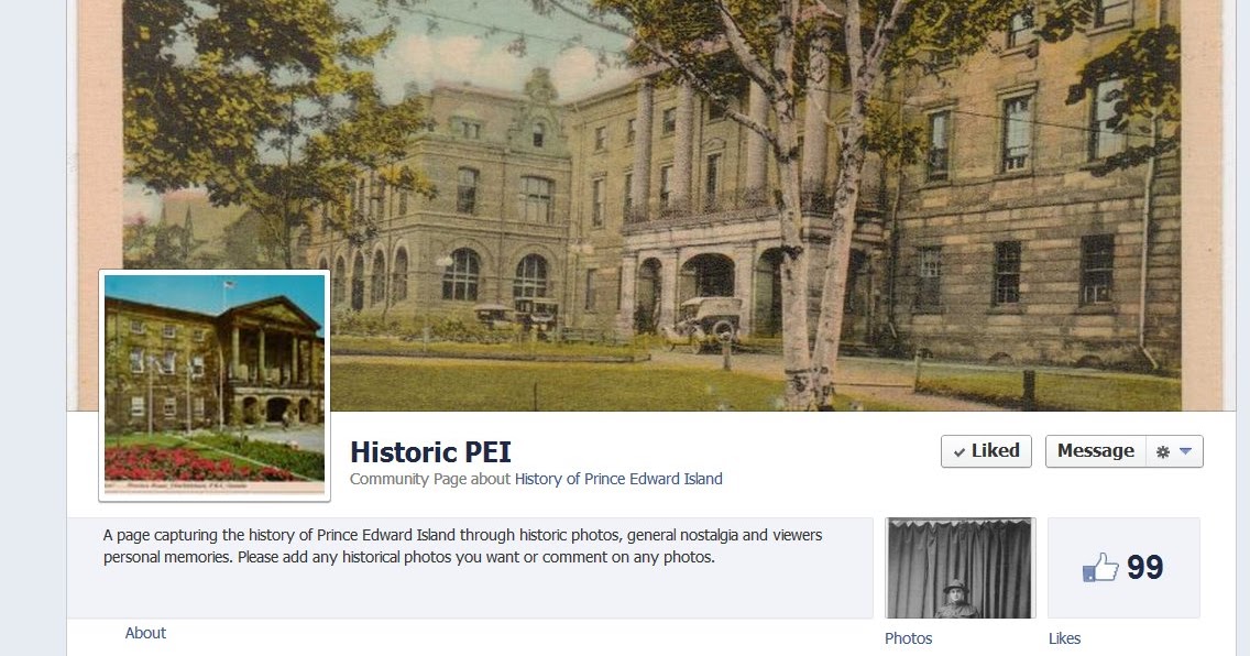 Prince Edward Island History Facebook Visual Resources on PEI History