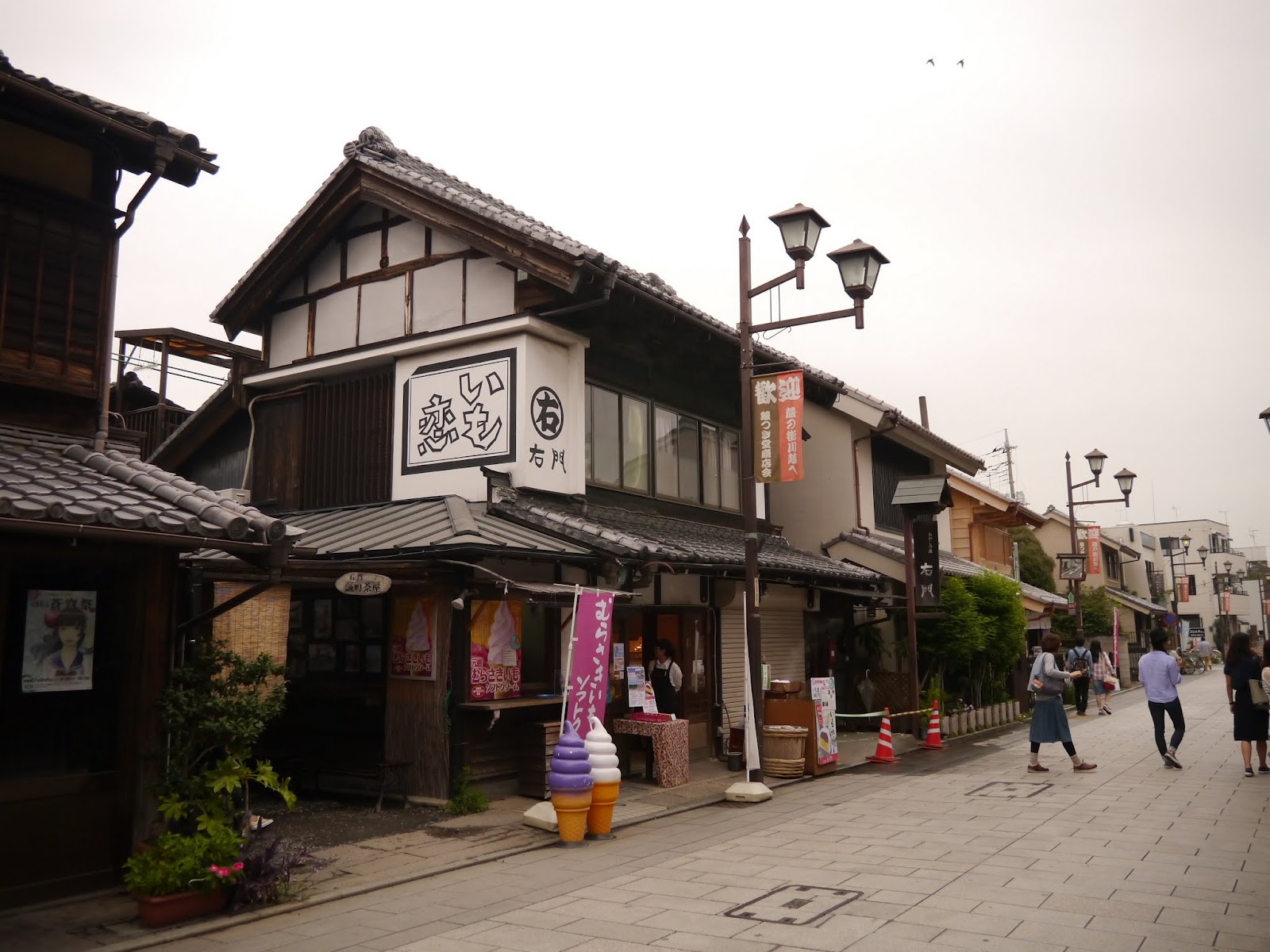 川越 旅 Crea Mall 蔵造り 菓子屋横丁 冰川神社 Sylvia Travel