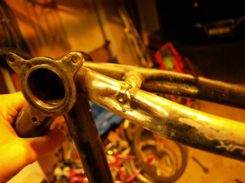 dorkythorpy Fix a Cracked Steel Bike Frame
