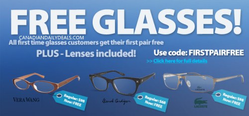 Clearly Contacts Canada glasses giveaway