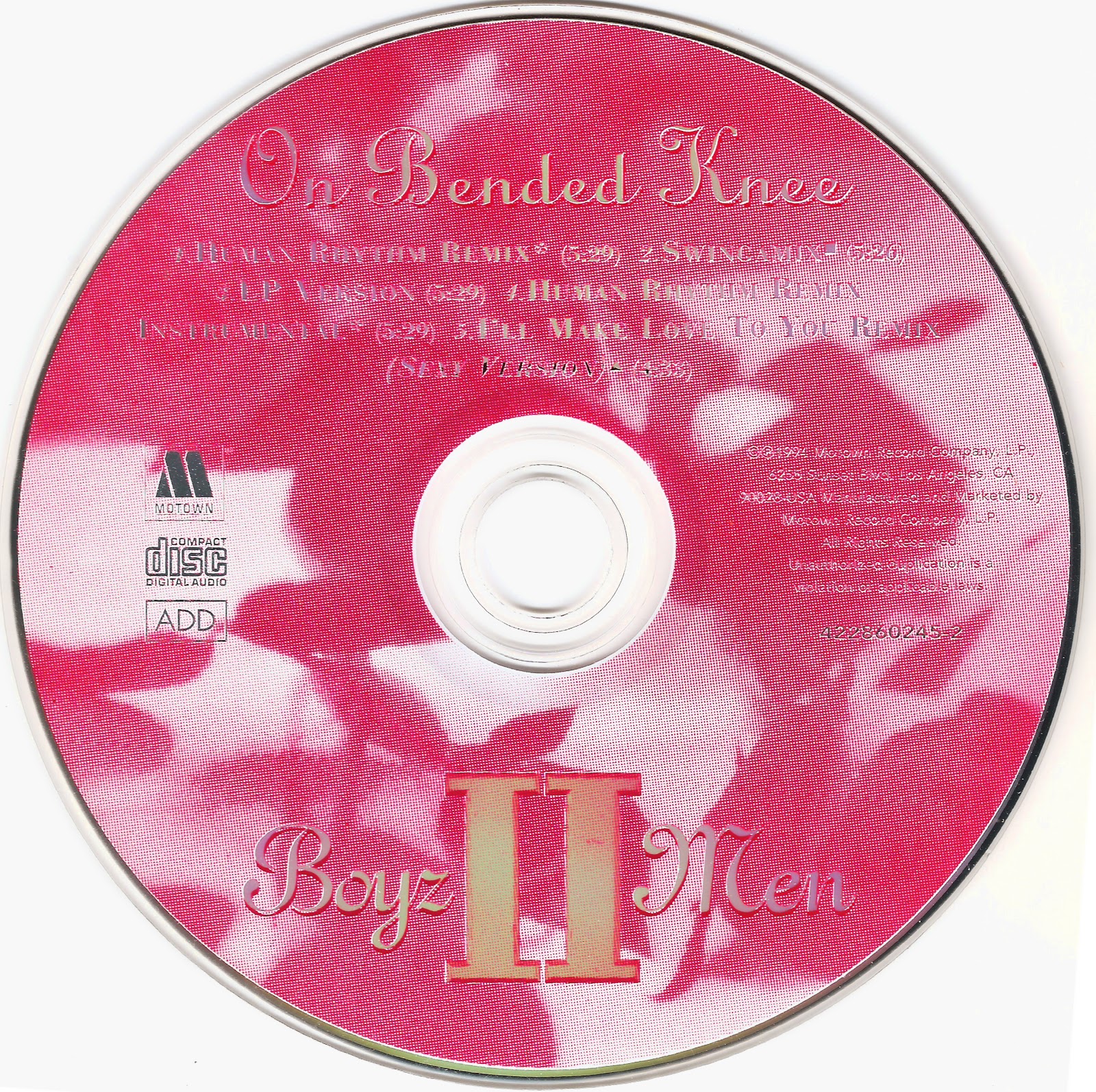 CDS___SINGLES____COLECTION________________ Boyz II Men On Bended Knee