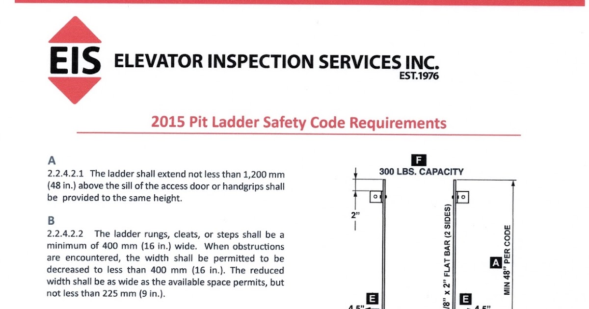 Chicago Elevator Maintenance Colley Elevator Elevator pit ladders