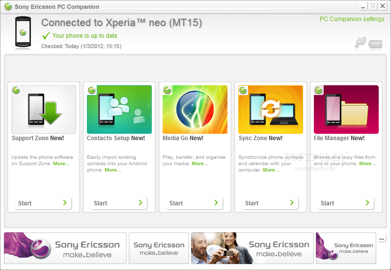 Sony Ericsson Xperia Pc Companion