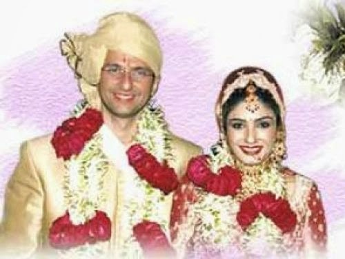 Indian Famous Actress Raveena Tandon Wedding Unseen Pictures - B & G