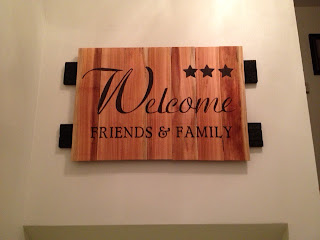 Dan's Woodshop: Our New Welcome Sign