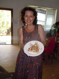 Making Rhubarb Pie at Ocland Camp