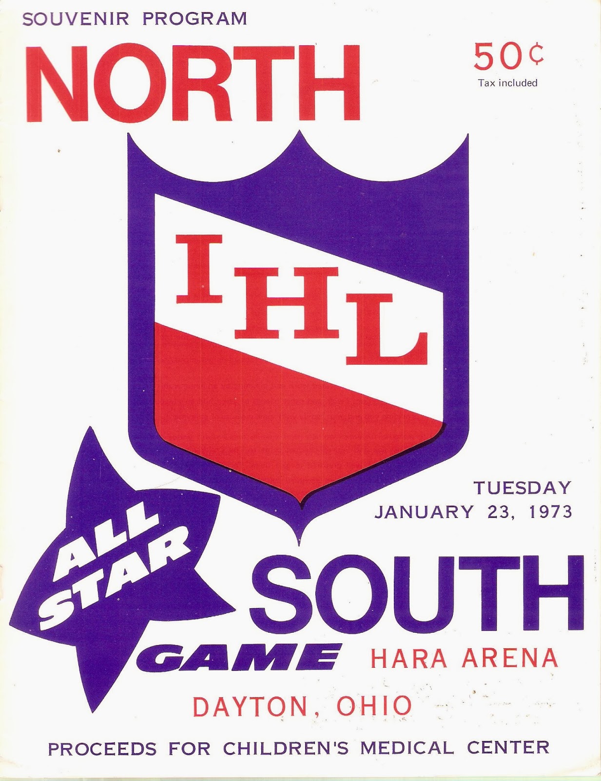 Rare Programs Ihl All Star Games 1972 73 And 19 84