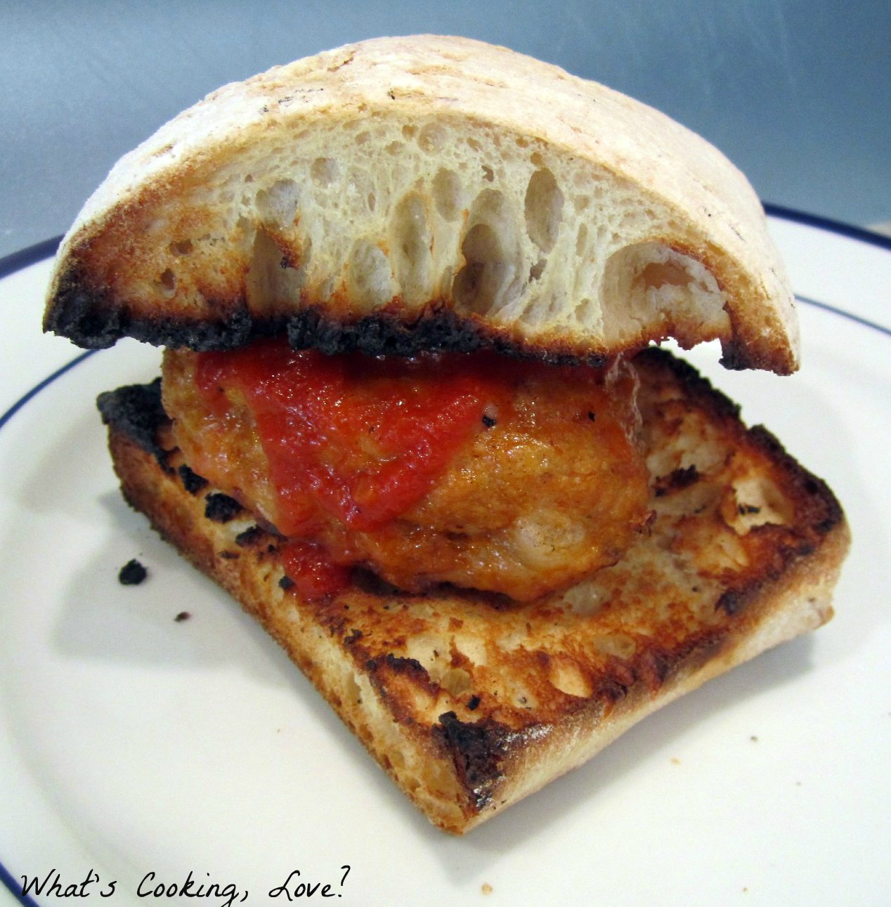 Chicken Parmesan Burgers Whats Cooking Love?