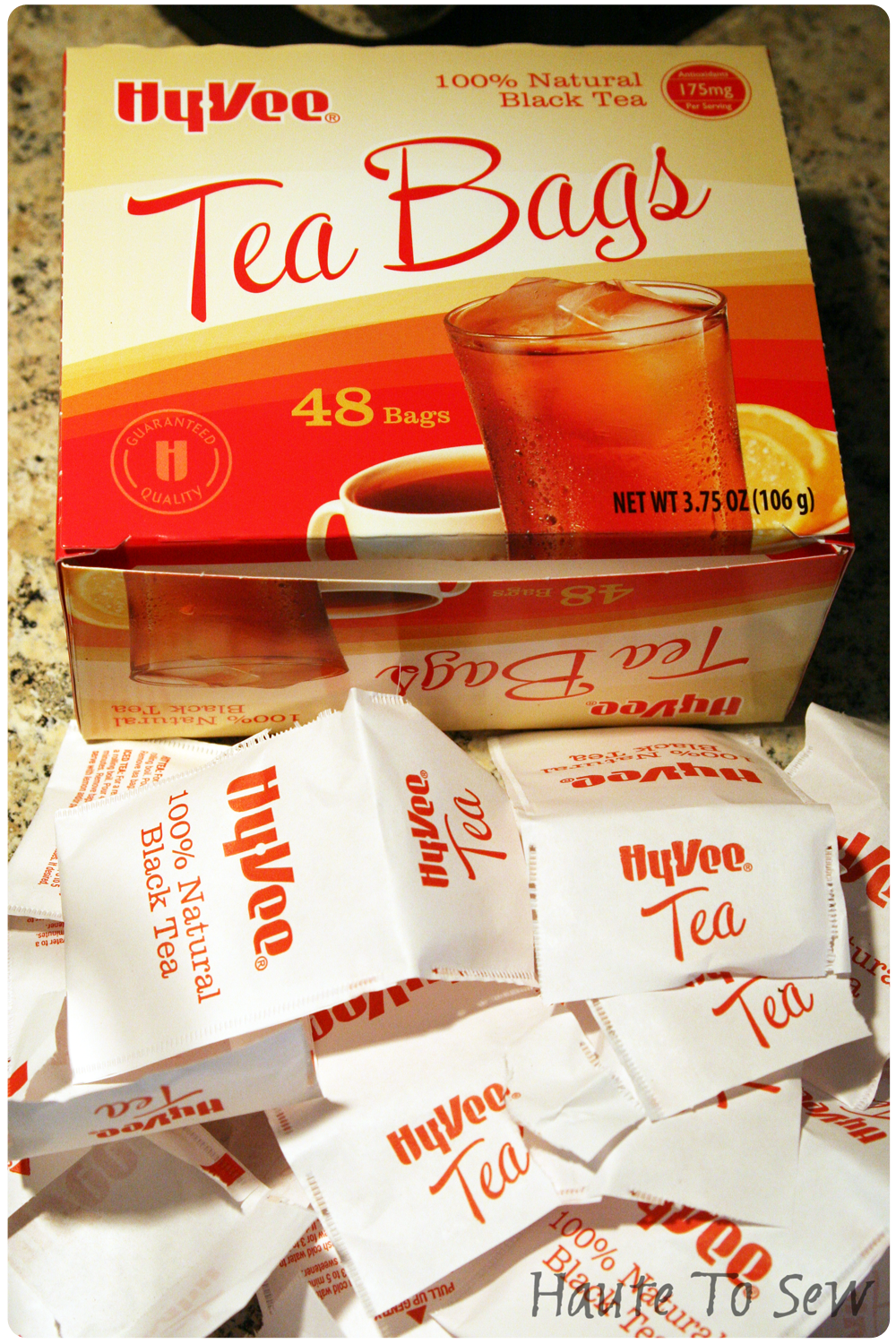 Haute To Sew Tea Dyed Curtains