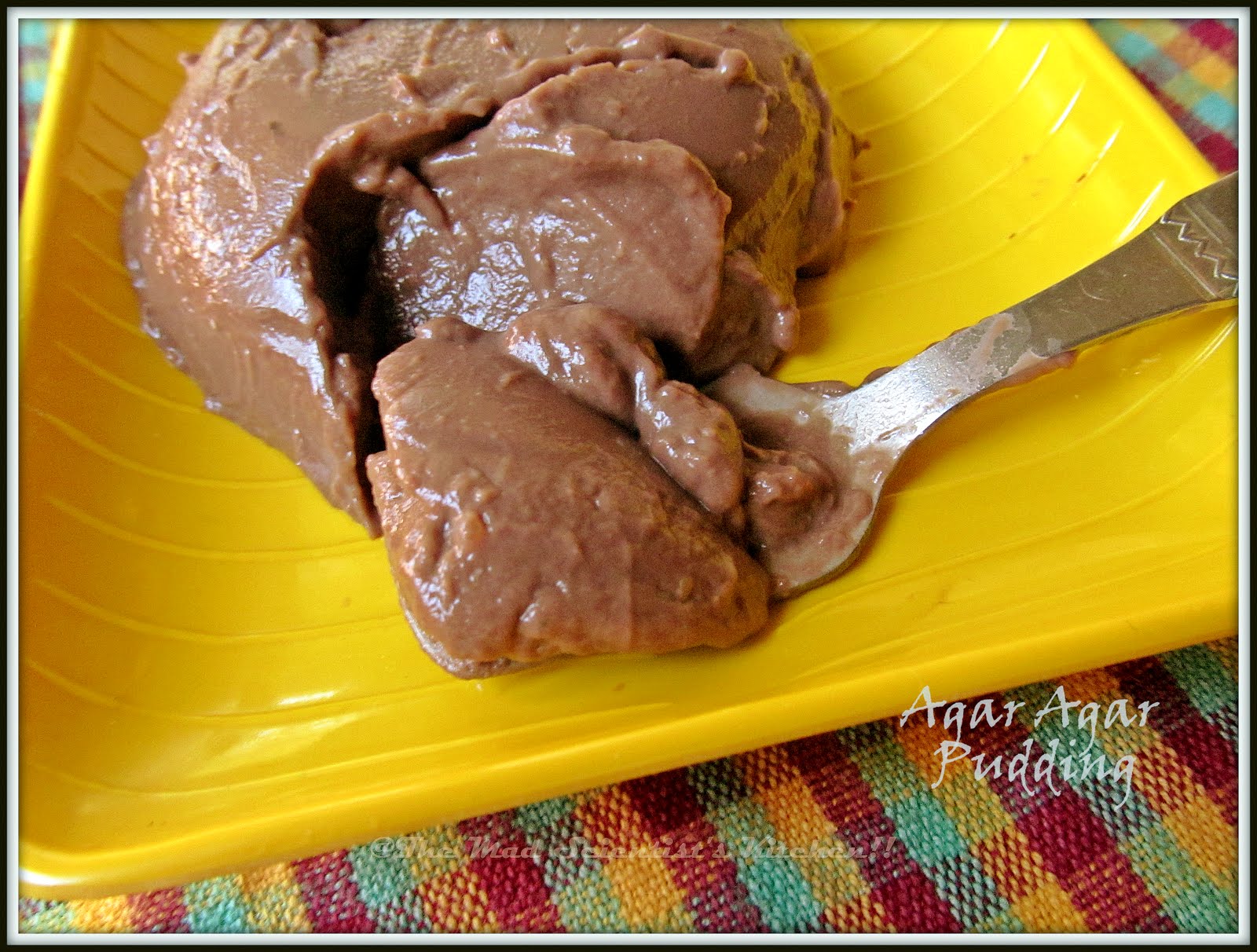 Agar Agar Chocolate Pudding