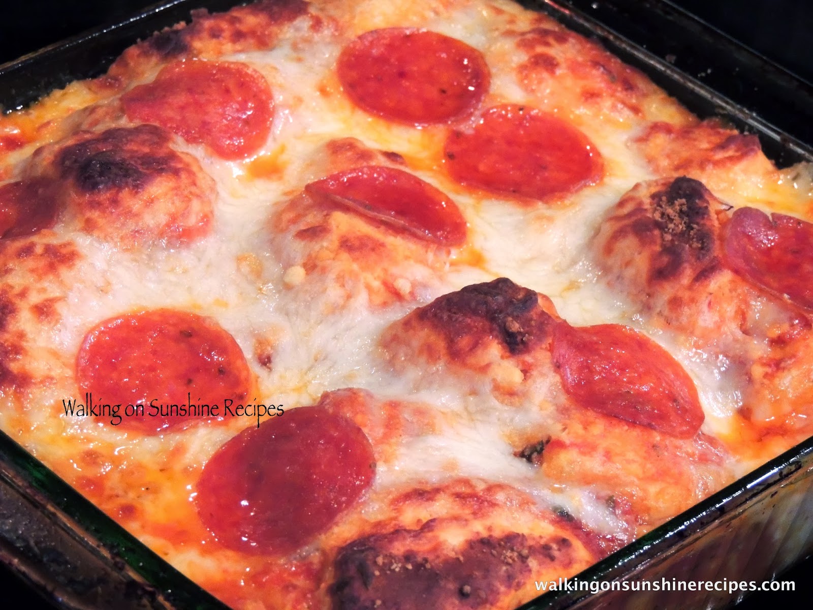 Bubble Pizza with Pillsbury Grands Biscuits Walking on Sunshine