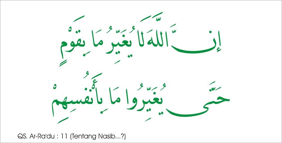 Nawawi Hakimis: Tafsir QS. Ar-Ra�du : 11 Tentang Nasibkah