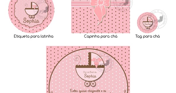 Papelier - papelaria criativa: Chá de bebê da Julinha - ursinho marrom e  rosa