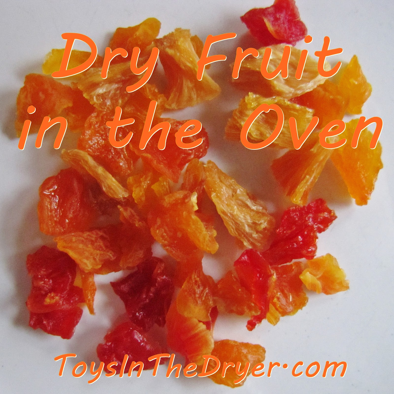 Homemade Dehydrated Fruit (In the Oven!) Toys In The Dryer