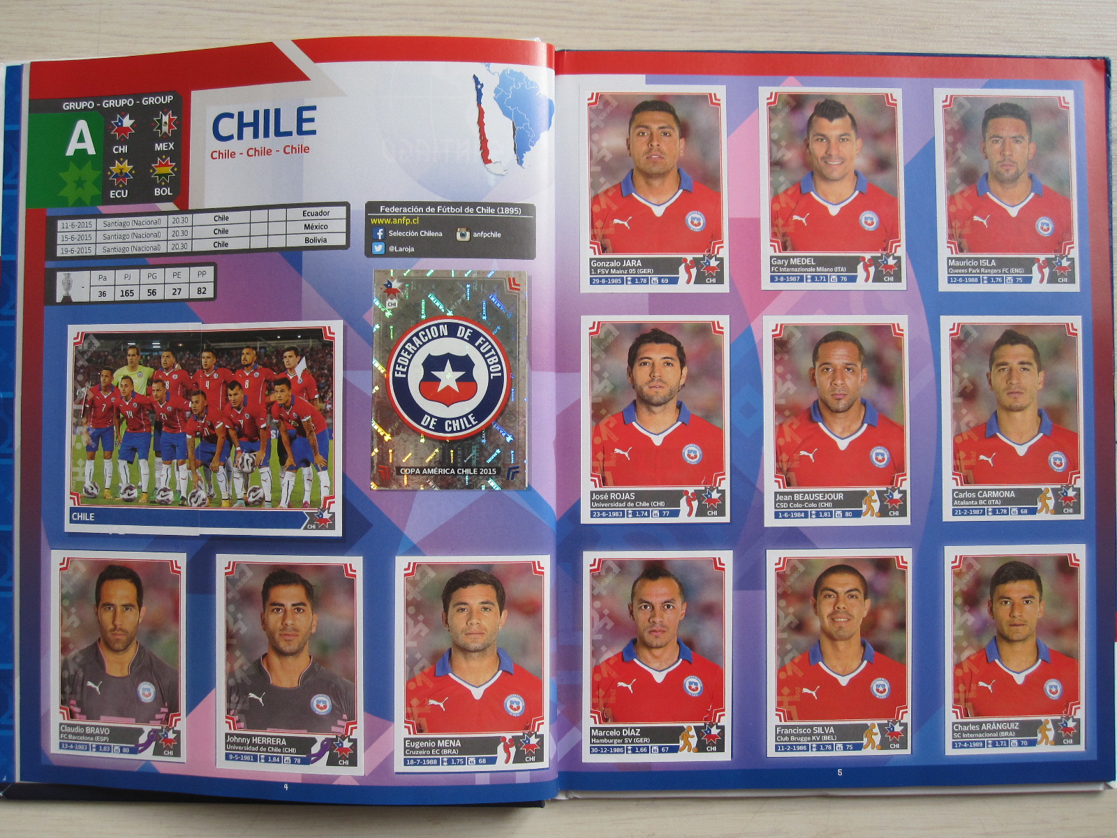 Only Good Stickers Panini Copa America Chile 2015 (Hardcover album)