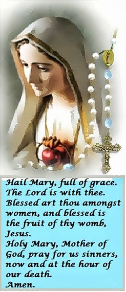 Hail Mary full of Grace, ....