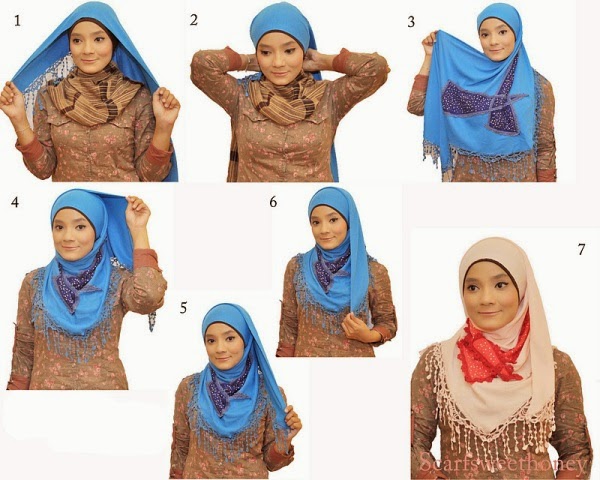 Cara Memakai Model Jilbab Segitiga Cara Memakai Model Jilbab Segitiga