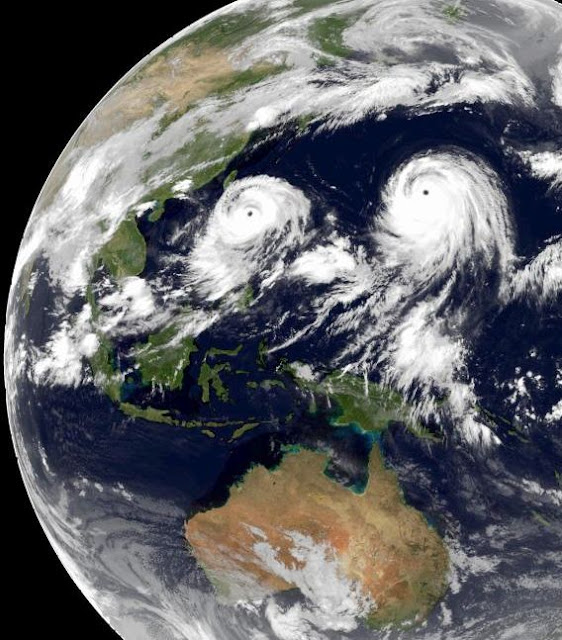 Typhoon Atsani West Pacific Ocean August 2015