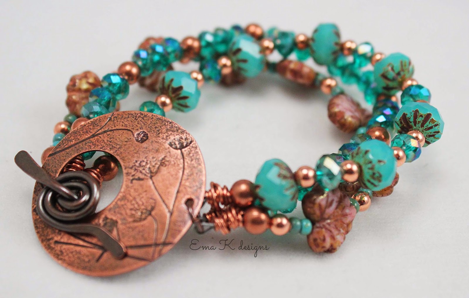 Art Bead Scene Blog Tutorial Tuesday A Layered Bracelet Design