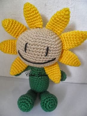 by Sandra Duarte: Girassol Amigurumi - receita